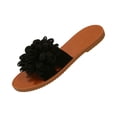 thumbnail image 2 of Willtoo 2026 Trendy Flower Slippers Sandals for Women Summer Casual Flat Sandal Shoes Comfortable Slip on Flower Slides Sandals Beach Shoes, 2 of 6