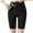 Black, variant on Summer Fashion Yoga Shorts for Womens 2025 High Elastic Waist Solid Color High-Waisted Abdomen-Slimm Hip-Lifting Yoga Half Shorts Pants Gifts for Womens