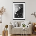 thumbnail image 4 of Historic Framed Print, [Isaac Leeser, three-quarter length portrait, seated, facing left], 17-7/8" x 21-7/8", 4 of 9
