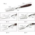 thumbnail image 2 of Raspador para mezclar pintura YONGSHENG espátula de acero inoxidable 5 uds, 2 of 5