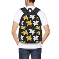 thumbnail image 6 of Daiia Lilies Flowers Backpack for Men and Women -Durable Backpack Large Capacity, Water-Resistant Bag with Adjustable Straps and Laptop Compartment, 6 of 9
