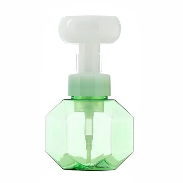 Soidarity Botella de jabón de 300ML, lociones espumosas, bomba de flores, botella recargable, cabeza de bomba de flores, jabón, champú, botella Cuentagotas de vidrio y botellas Numero 3 Soidarity CE000845-03