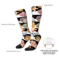 thumbnail image 4 of Xecao Sea Shell Pattern Adult Stockings with Color-Block Design and 3D Print, Breathable Comfortable Hosiery for Daily Wear and Sports, 4 of 6