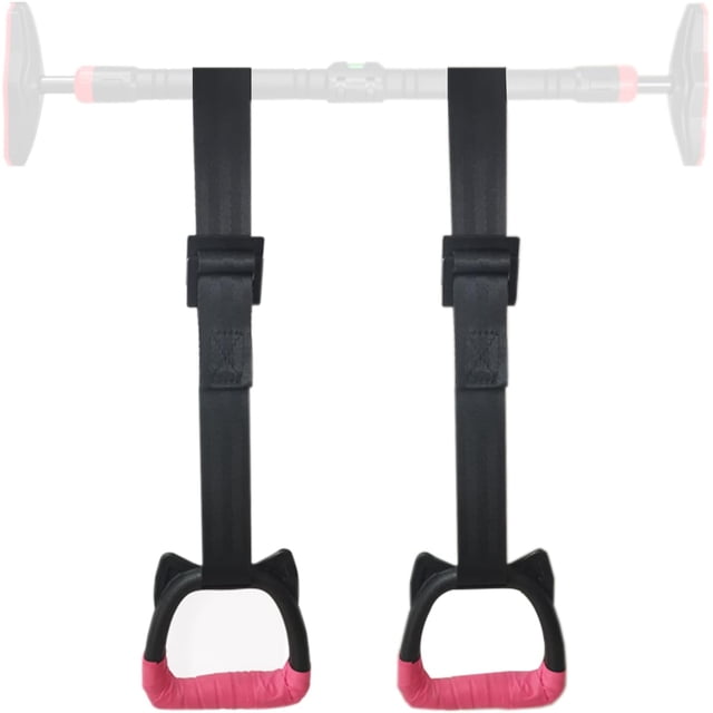 Gymnastic Rings Exercise Strength Training Equipment Pull Up Fitness Ring with Strap Safe Load Bearing 200KG