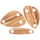 thumbnail image 1 of Juego de 3 bandejas flotantes de madera para servir botellas de vino, platos de queso para fiestas y bodas., 1 of 7