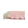 thumbnail image 6 of Unique Loom Chindi Cotton Collection Area Rug - Briah (2' 7" x 10' Runner Rose/Ivory), 6 of 7