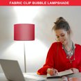 thumbnail image 4 of FUTUREORYY Fabric Lampshade Hanging Lampshade Circular Iron For Library Softens Light 1Pack, 4 of 4