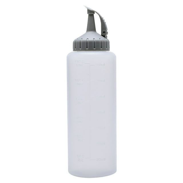 Cameland Kitchen Squeezes Type Leak-proof Oil Pot Transparent Sauces Bottle With Scale