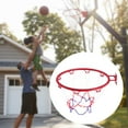 thumbnail image 2 of Panier de Basket Mural 32cm Filet de Panier en Métal avec Vis Sport Intérieur Extérieur, 2 of 8