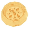 thumbnail image 3 of Comedero Lento Cuencos para Perros Grado Alimenticio Prevenir Asfixia Ayuda Digestiva Perro Alimentación Lenta Rompecabezas Cuenco para Perros Gatos Amarillo, 3 of 12
