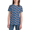 thumbnail image 3 of Wukai Cute Popcorn Youth Unisex Short Sleeve T-Shirt for Boys, Girls, Teens, and Kids-X-Large, 3 of 7