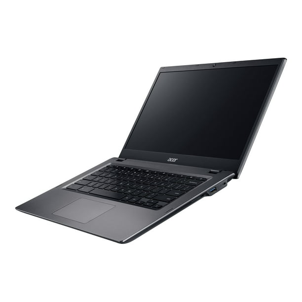 Acer 14" CP5-471-35T4 Chromebook 14 for Work - Intel Core i3 - 6100U - Chrome OS - HD Graphiques 520 - 4 GB Bélier - 32 GB Emmemc - 1366 x 768 (HD) - Wi-Fi 5 - Noir, Argent - kbd: Nous