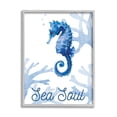 thumbnail image 4 of Stupell Industries Sea Soul Sentiment Tranquil Blue Seahorse Ocean Coral, 11 x 14, Design by Lanie Loreth, 4 of 5