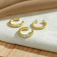 thumbnail image 3 of DESIGNICE 2026 New Ear Cuffs Without Piercing Ear Clip Earrings Non-Piercing Fake Cartilage-Gold for Casual Wear,Parties,Festivals,Daily Accessories,Fashion Statements, 3 of 4