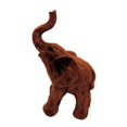 thumbnail image 4 of Estatua de elefante, escultura de elefante versátil, adorno de resina, figura coleccionable L, 4 of 9