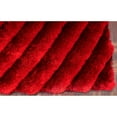 thumbnail image 5 of RugBerry 5x7 Area Rug Red Abstract 274 Collection 3D Shag Carpet Soft Shaggy Decorative Designer Style Bedroom Living Room Rug, 5 of 8
