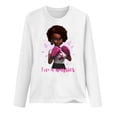 thumbnail image 3 of Taqqpue Breast Cancer Shirts Tops for Women Pink Ribbon Breast Cancer Awareness Long Sleeve Shirts Crewneck Sweatshirt Breast Cancer Survivor Gifts for Women, 3 of 4