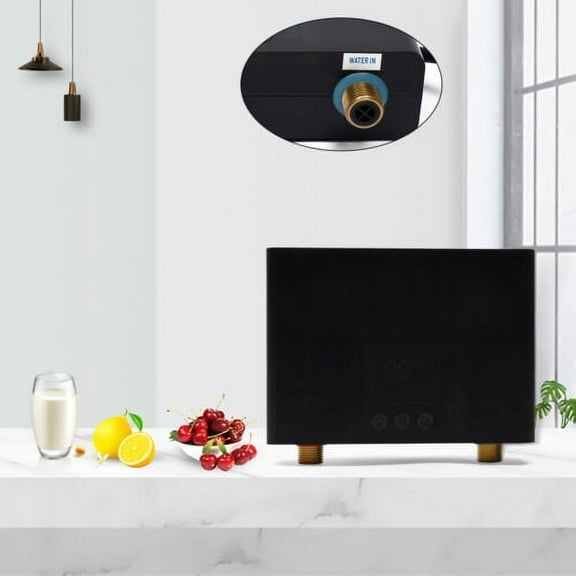 110V Instant Electric Tankless Hot Water Heater Shower Boiler Kitchen Bathroom