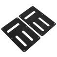 thumbnail image 4 of Electric Guitar Back Cover, Easy To Install Black 3 Slots Electric Guitar Back Plate 2 Pcs PVC  For Replacement, 4 of 8