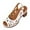 White, variant on Women's Sandals Chunky Heel Gladiator Open Toe Casual Daily Solid Color Peep Toe Women Footwear Comfortable Walking Beach Sandals for Women White 9