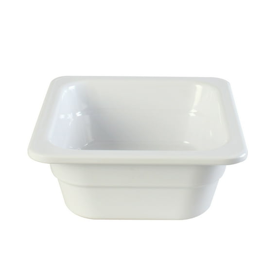Excellante Gastronorm pan melamine container, 1/6 size, 65mm/ 2 1/2" deep, comes in each