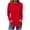 Red tops for women, variant on HAPIMO Women's Loose Basic Tops Dressy Tunic Fashion Long Sleeve Tees Workout Regular Fitted Casual Round Neck Shirts Fall Solid Color Blouses Green L