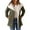 Green, variant on Jacket Women Long Sleeved Suede Lambswool Warm Solid Thick Warm Open Front Jackets Womens Coats Blue L