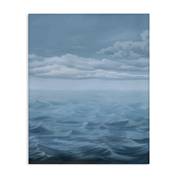 Stupell Industries Coastal Clouds over Sea Waves Canvas Art, 16 x 20, by Grace Popp