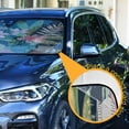 thumbnail image 3 of Yayeee Car Windshield Sun Shade Universal Fit Front Visor Protector, Green Floral, 3 of 8