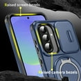 thumbnail image 5 of Asuwish Compatible with Samsung Galaxy A16/A17 5G/4G Phone Case Slide Camera Cover Tempered Glass Screen Protector Stand Ring Holder Rugged Slim Cell for A 16 16A 17 17A SM-A166U Women Men Blue, 5 of 11