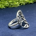 thumbnail image 4 of Sterling Silver Tree of Life Ring: Celtic Norse Viking Jewelry, 4 of 7