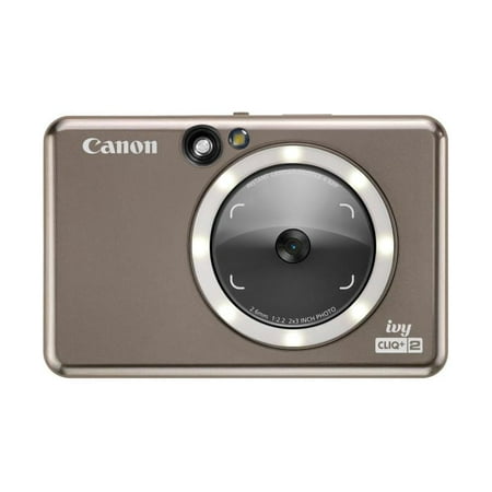UPC: 0013803334906 | Canon Ivy Cliq + 2 Instant Film Camera – Metallic Mocha Model 4519C004