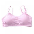 thumbnail image 3 of Big Girls Bras for Teen Girl Wireless Molded Padded Juniors Training Bra 6 Pack, 3 of 7