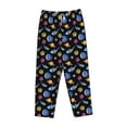 thumbnail image 4 of Daiia Whales In Space Women's Sleep Pant with Pockets and Drawstring,Pajama Pants-Medium, 4 of 9