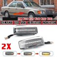 thumbnail image 2 of Car Dynamic Side Marker Light Turn Signal Indicator for C E S SL CLASS W201 190 W202 W124 W140 R129, 2 of 5