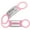 Pink, variant on Didog Personalised Slide-On Dog ID Tags Rubber No Noise Stainless Steel Pet Cat Collar Tags Engraved