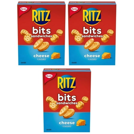Ritz Bits Cheese Sandwich Crackers, 180g (3 Pack)