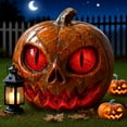 thumbnail image 2 of Clearance! Halloween Edition Red Eyed Pumpkin Ornaments, 2 of 6