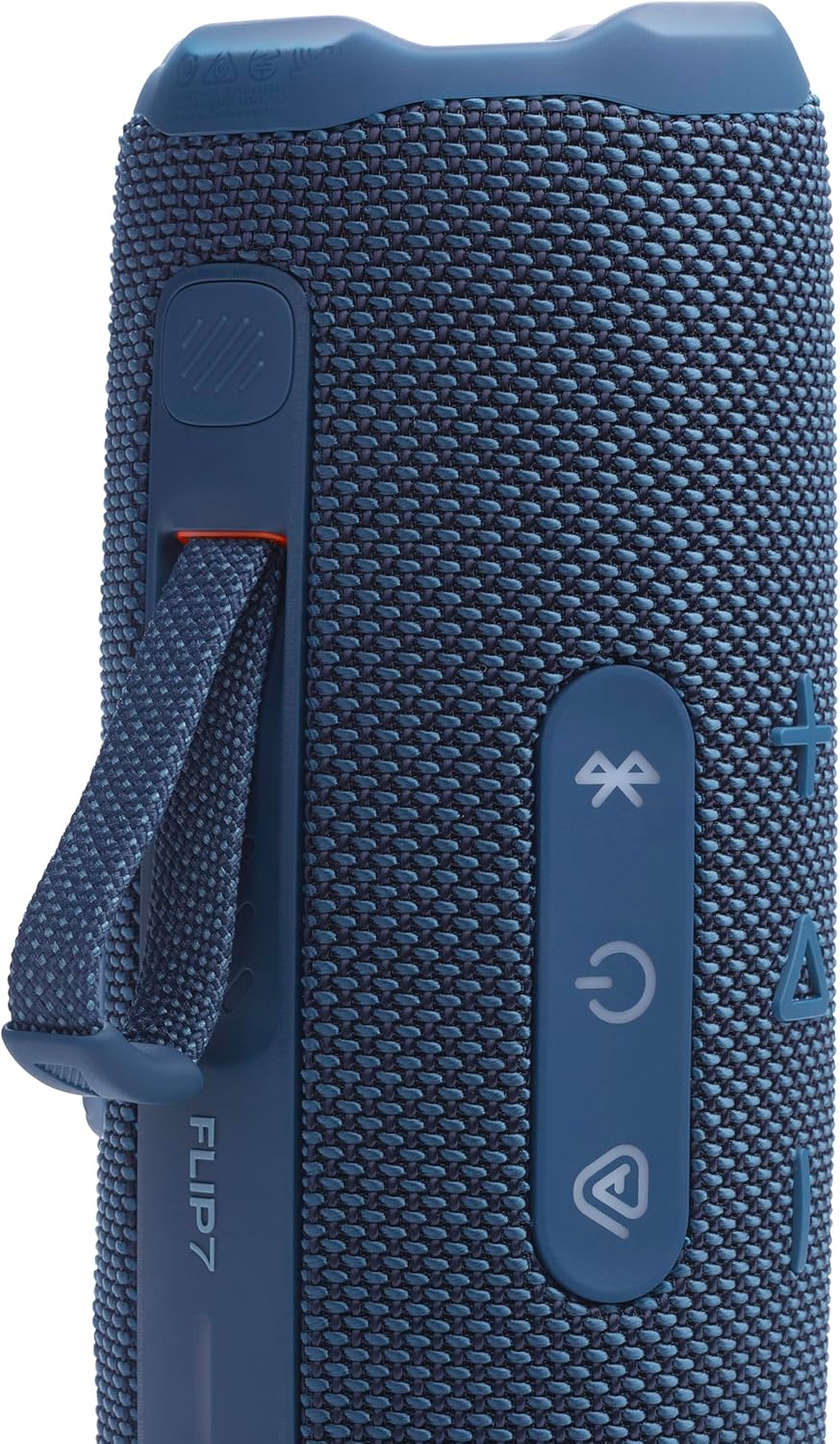 Open Box JBL Flip 7 - Portable waterproof and drop-proof speaker, Bold JBL Pro Sound with AI Sound Boost, 16Hrs of Playtime, and PushLock system with interchangeable accessories (Blue)