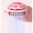 thumbnail image 5 of Ventilador de cuello blanco, mini ventilador de escritorio USB, ventilador personal portátil de 1500 Mah, 3 velocidades/manos libres, adecuado para oficina, hogar, 5 of 5