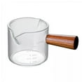 thumbnail image 1 of Jarra medidora de café,Vaso medidor de espresso Jarra de vidrio para espresso,Jarra de vidrio transparente para espresso Mango antiescaldaduras,Taza medidora Jarra Jarra para Resistente, 1 of 8