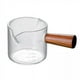 thumbnail image 1 of Jarra medidora de café,Vaso medidor de espresso Jarra de vidrio para espresso,Jarra de vidrio transparente para espresso Mango antiescaldaduras,Taza medidora Jarra Jarra para Resistente, 1 of 8