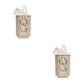 thumbnail image 3 of Billuyoard Caja amarilla para tarjetas de boda DIY, patrón bien diseñado, cajas de recuerdos fáciles de montar, boda DIY Señor 2Conjunto, 3 of 6