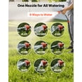 thumbnail image 6 of VEVOR Retractable Garden Hose Reel, 1/2 in x 130 ft, Wall Mounted Hose Reel with 9-Function Sprayer Nozzle and 180° Swivel Bracket, Any Length Lock, Automatic Slow Rewind System, for Garden Watering, 6 of 9
