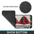 thumbnail image 7 of Kitchen Rug Set of 2 Non Slip Christmas Kitchen Mats for Floor,Merry Christmas Red Buffalo Plaid Tree Kitchen Floor Mats for Bathroom,Room Door (47x17+30x17 Inches), 7 of 7