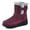 Red, variant on Women's Snow Boots Stylish Thickened Winter High Top Casual Warm Boots for Outdoor Activities Comfy and with Sole for Comfort