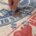 thumbnail image 4 of Ambesonne Vintage Jigsaw Puzzle Durable Cardboard, Love NYC in Red Blue, 1000 pcs, Blue Orange, 4 of 5