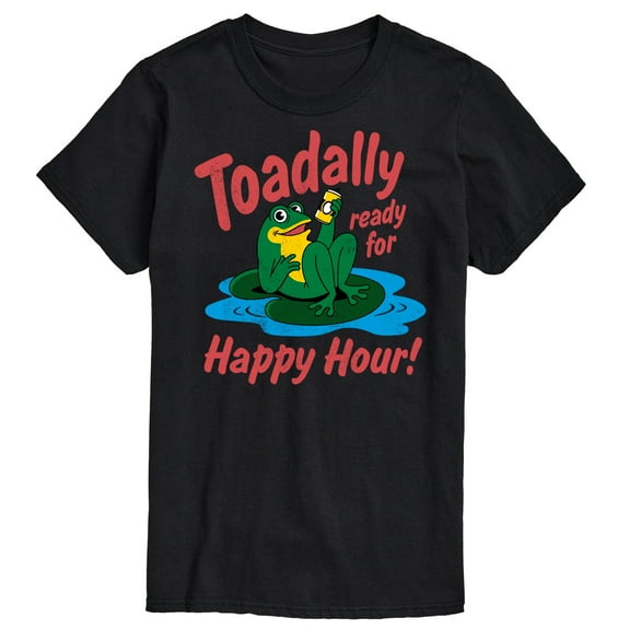 Instant Message - Toadally Ready For Happy Hour  - Men's Short Sleeve Graphic T-Shirt