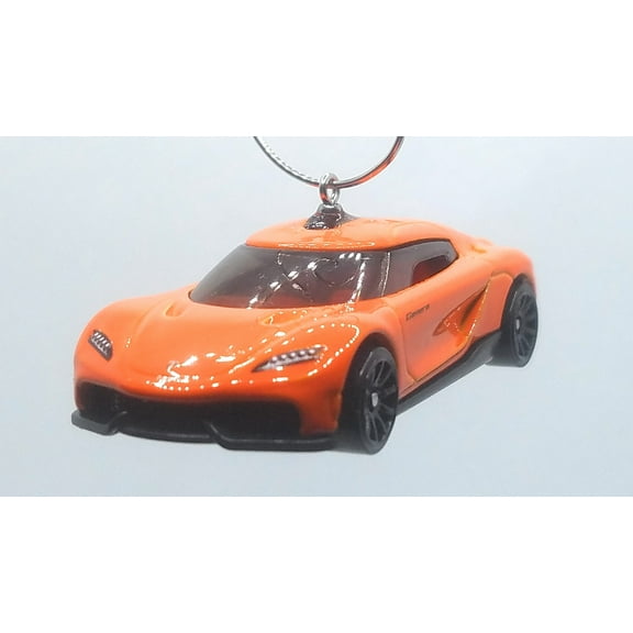 Christmas Ornament for Koenigsegg Gemera Orange/Black