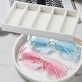 thumbnail image 6 of Eyeglasses Display Tray Sunglasses Organizer Glasses Storage Velvet Material for Home Living Room Tabletop, 6 of 9